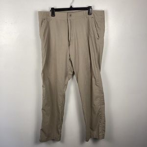 KUHL Kontra Patina Dye Super Lightweight Pants Beige Khaki Mens 38x34 Hiking
